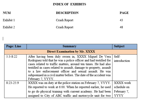 Deposition Summaries – Beyond Paralegals
